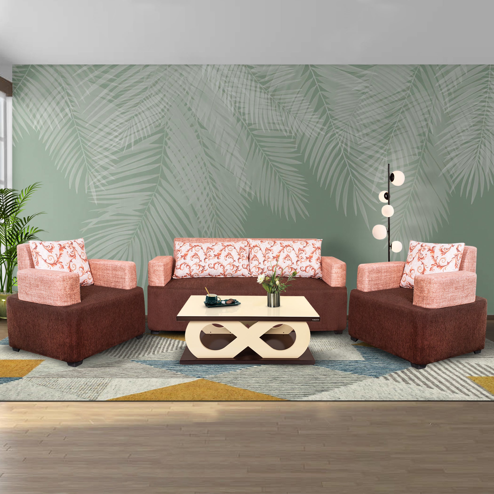 Cutie DarkBrown 3S Sofa by Zorin Zorin