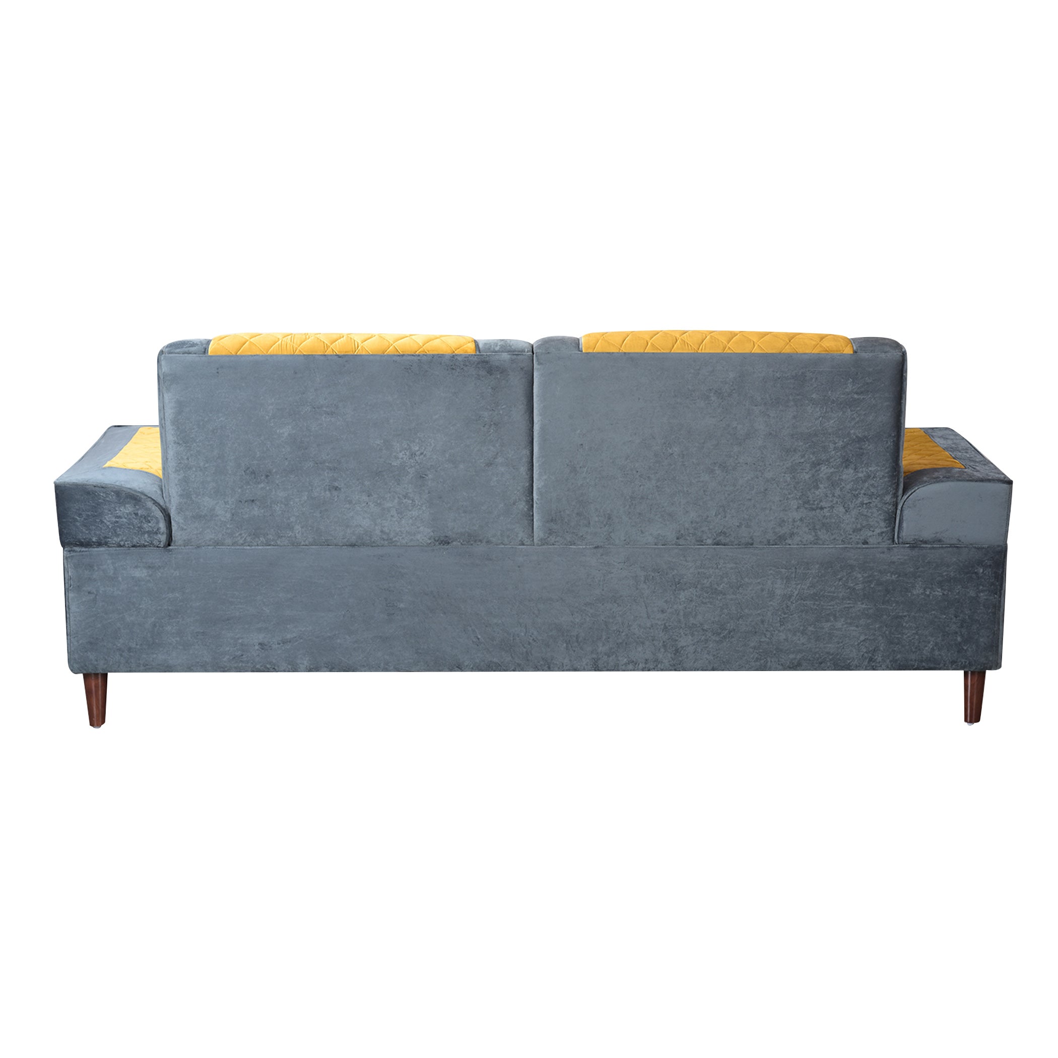 Austin GreyYellow 2S Sofa by Zorin Zorin