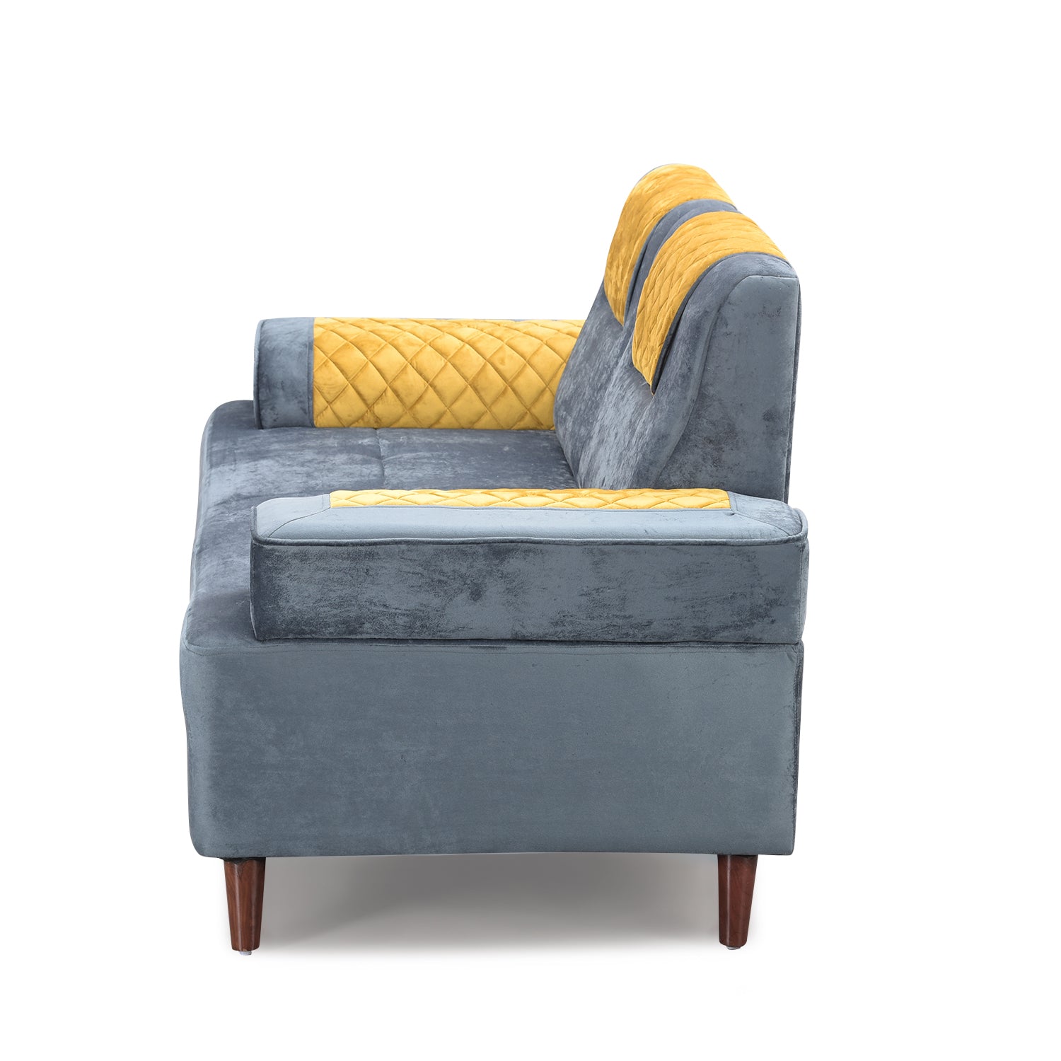 Austin GreyYellow 2S Sofa by Zorin Zorin