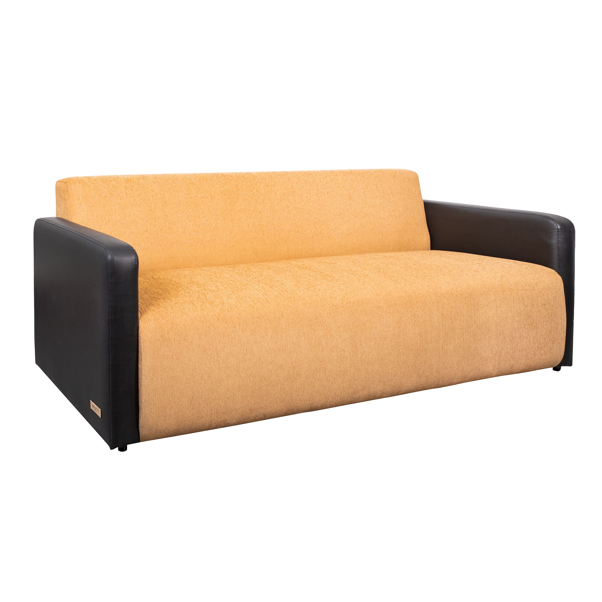 Uno BlackYellow 3S Sofa by Zorin Zorin